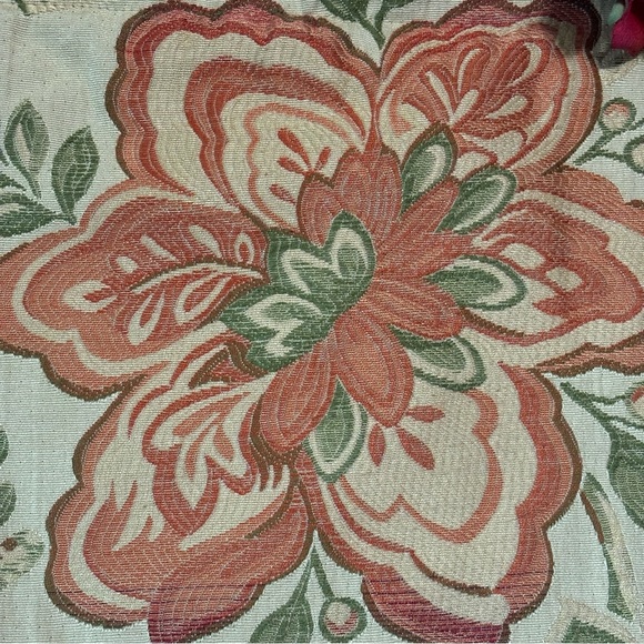 BILTMORE for your home Standard Festival Floral pillow Sham tapestry w/ cording - Picture 8 of 16
